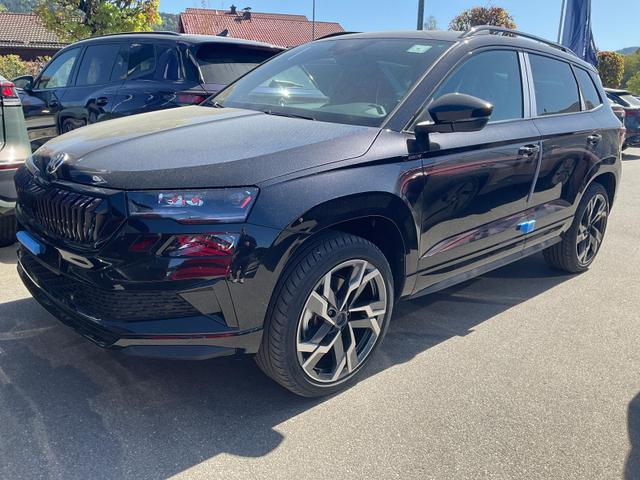 Skoda Karoq - Sportline 4x4 2.0 TSI DSG Sportline, Pano, AHK, Navi, Matrix, Side, Winter, 5 J.-Garantie