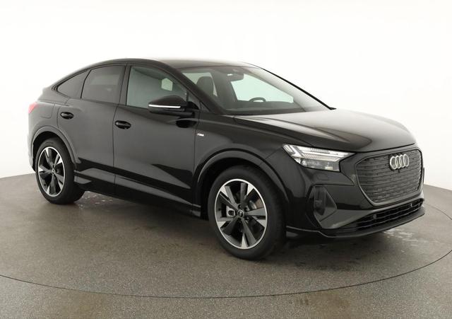 Audi Q4 Sportback e-tron 45 quattro basis S-LINE quattro, AHK, Navi, Matrix, Komfort, Side, Kamera, el. Klappe, Winter, 20-Zoll 