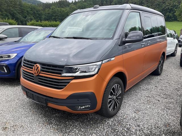 Volkswagen California 6.1 - Beach Tour Edition FWD T6.1 Camper TDI DSG, AHK, LED, Kamera, Standheizung, 1. Hand