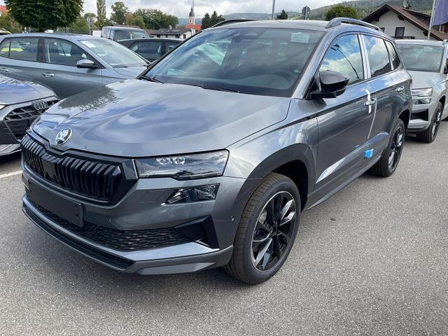 Skoda Karoq - Sportline 1.5 TSI DSG Sportline, Navi, CANTON, Matrix, AreaView, Side, Kamera, el. Klappe, FS-beheizbar, 5 J.-Garantie