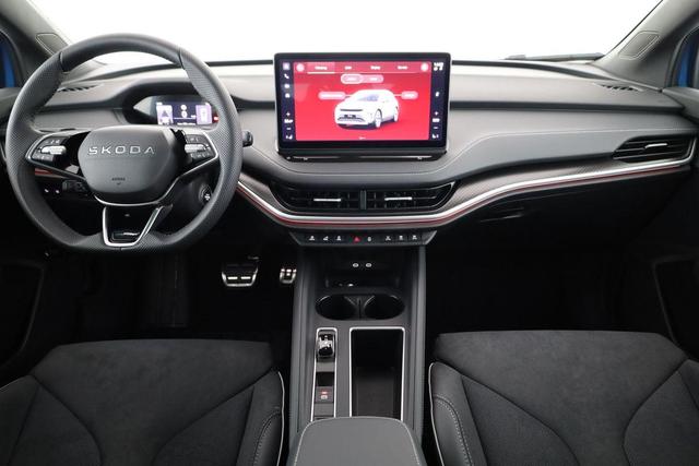 Skoda Elroq 85 x Sportline 85x Sportline, AHK, Matrix, W&auml;rmepumpe, 21-Zoll, Navi, el. Klappe, FS-beheizbar 