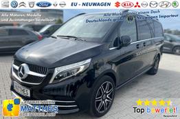 Mercedes-Benz V300 - SOFORT Exclusive AMG-Line: 4Matic VOLL PANO BURMESTER Leder AHK NAVI Standheizung