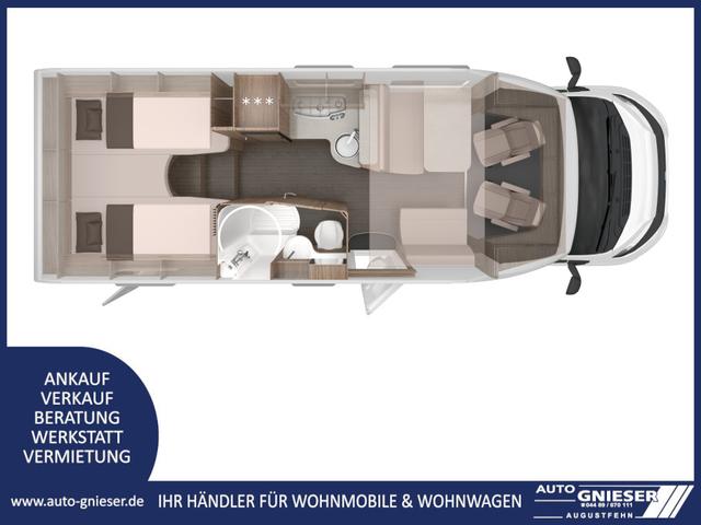 Knaus L!ve Wave 700 MEG Platinum Selection 140PS Fiat AUT/LED/NAV/KAM/DACHKLIMA 