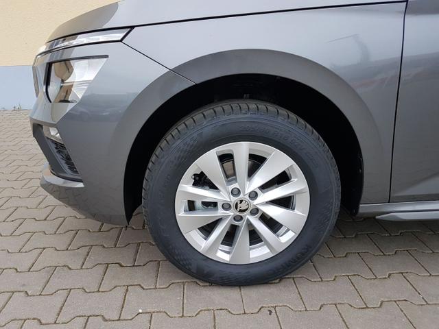 Skoda / Kamiq / Grau / Top Selection / Felge Cortadero silber / Graphite Grau , Beispielbilder, ggf. teilweise mit Sonderausstattung