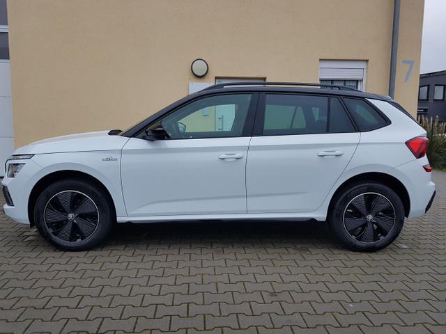 Skoda / Kamiq / Weiß / Monte Carlo AHK / / , Beispielbilder, ggf. teilweise mit Sonderausstattung