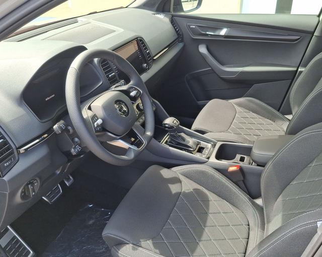 Skoda / Karoq / Grau / Sportline +AHK / / , Beispielbilder, ggf. teilweise mit Sonderausstattung