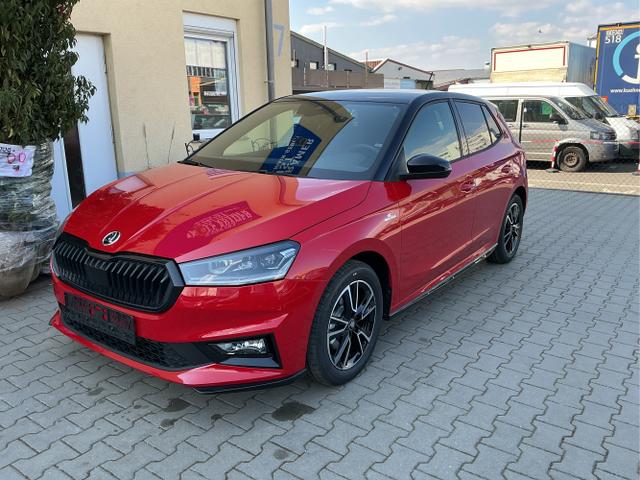 Skoda Fabia - Monte Carlo 5J. Garantie ACC Beheizbare WS Doppelter Kofferraumboden Klimaauto 16 Zoll LM Bi-LED Kamera Kessy