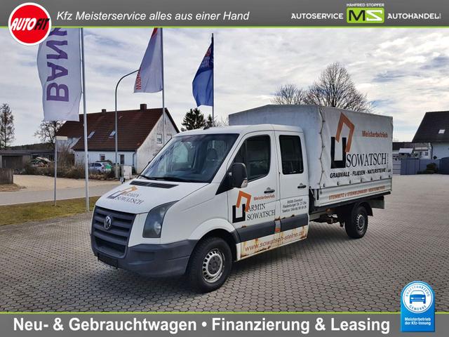 Volkswagen Crafter - 35 lang L3 Doppelkabine 2,5 Ltr. - 100 kW TDI DPF-ZV/E-FENSTER/7-SITZER ! MOTOR GETRIEBE OK ANHÄNGEKUPPLUNG