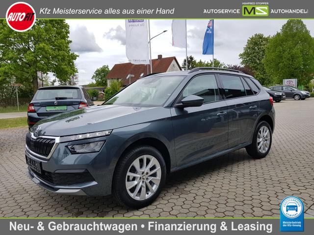 Skoda Kamiq - Ambition 1,0 Ltr. - 85 kW TSI DSG 7-Gang/PDC VO HI/KAMERA/SHZ/SMART-LINK/ALU/RADAR/LANE-ASSIST....