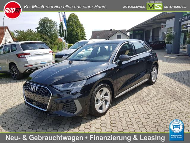 Audi A3 Sportback - 35 TFSI S-Line S-Tronic ! MMI NAVI plus Virtual Cockpit plus-Sportsitze Schaltwippen-LED-ALU-Parkassist Einparkhilfe plus