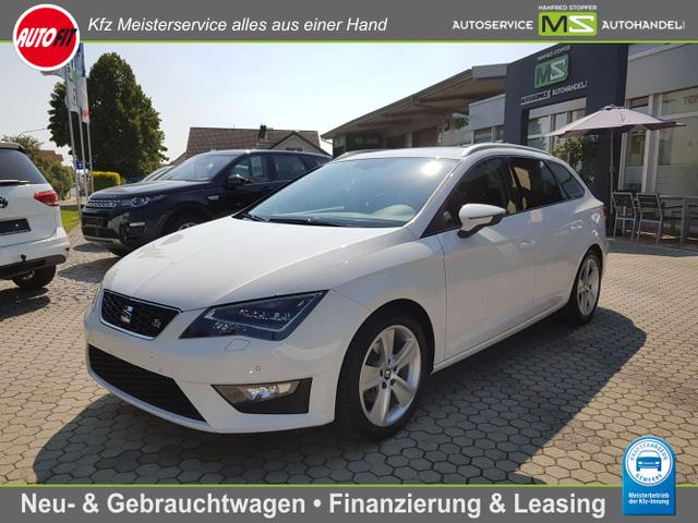 Seat Leon Sportstourer ST - FR 1.4 TSI -TEMPOMAT- 2 ZONEN KLIMAAUTOMATIK-PANORAMA-/SCHIEBEDACH ELEKTR.-PDC VORNE HINTEN-NAVIGATION-SITZHEIZUNG -1.HAND-1A ZUSTAND!