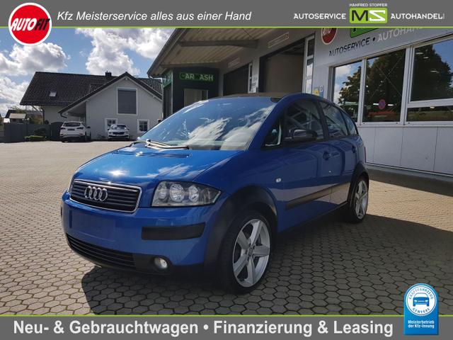 Audi A2 - 1.6 FSI colour.storm - 81 kW 16V KAT (BAD) -KLIMAAUTOMATIK-TEMPOMAT-NSW-ALU-PDC-ZV