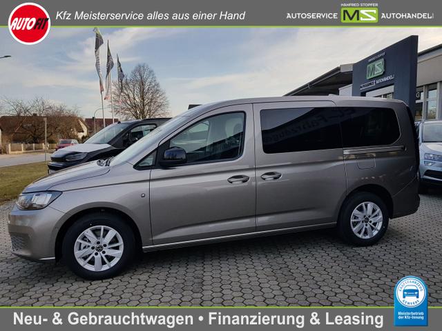 Volkswagen Caddy - 1.5 TSI Maxi DSG-AUTOMATIK 7-SITZER + LANGER RADSTAND! KLIMAAUTOMATIK-ANHÄNGERKUPPLUNG-TEMPOMAT+ACC-SITZHEIZUNG-PDC VORNE+HINTEN-KAMERA-APP CONNECT - SOFORT VERFÜGBAR !