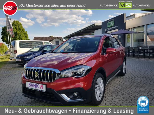Gebrauchtfahrzeug Suzuki SX4 S-Cross - Comfort 1.4 Boosterjet 4x2 KLIMAAUTOMATIK ANHÄNGERKUPPLUNG ABNEHMBAR SITZHEIZUNG KAMERA LED ALU 17" NAVIGATION