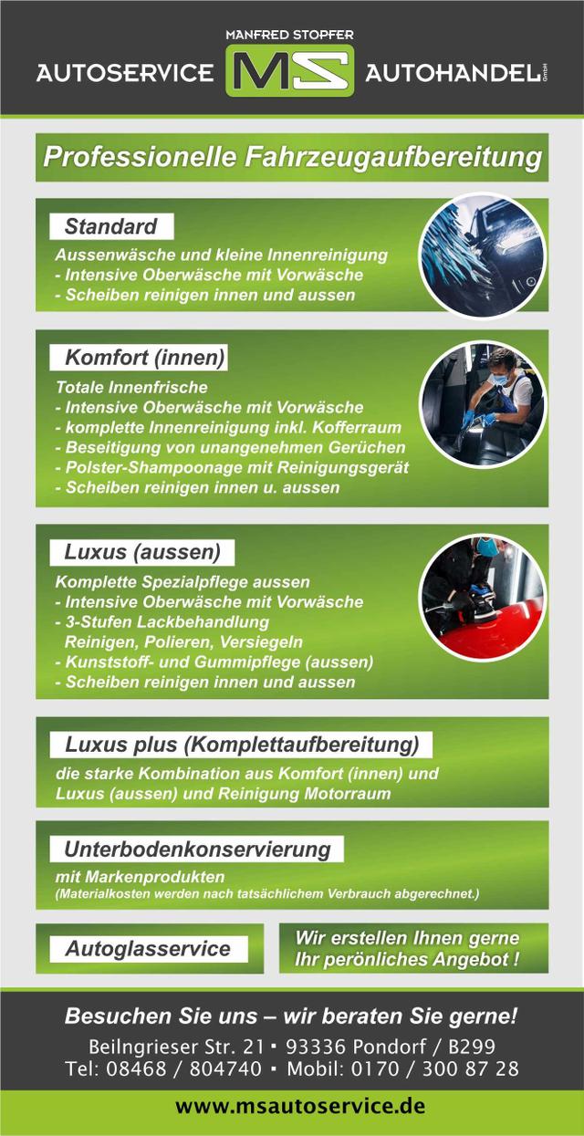 WashTec Waschanlage Pflegeprogramme