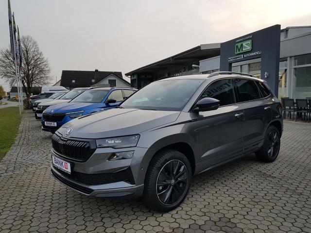 Skoda Karoq - 2.0 TDI Sportline 4x4 7-GANG DSG AUTOMATIK! AHK SCHWENKBAR+NAVIGATION+ELEKTR.HECKKLAPPE+3-ZONEN CLIMATRONIC+FRONTSCHEIBENHEIZUNG+KAMERA+WINTERPAKET+MATRIX LED+KESSY+TEMPOMAT+ACC+PDC VORNE UND HINTEN+ 5 JAHRE GARANTIE!