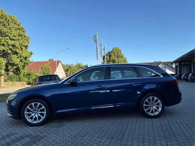 Audi / A4 Avant / Blau / / / A4 2.0 TDI Avant design 7-Gang S-tronic Automatik + Anh&auml;ngerkupplung schwenkbar + PDC vorne/hinten