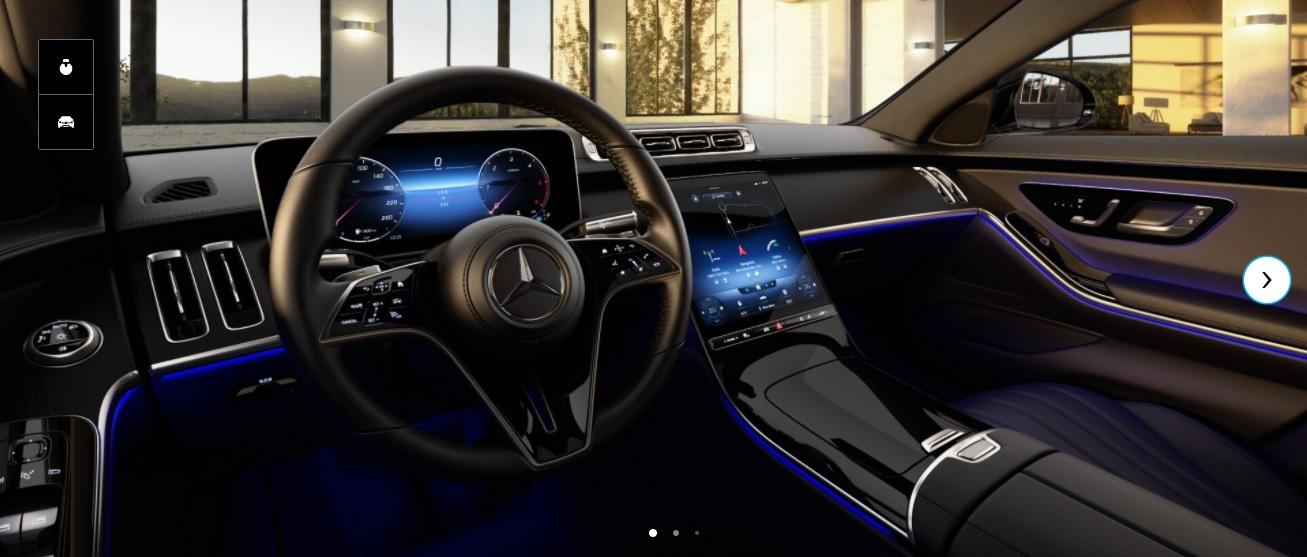 Das 3D-Fahrer-Display in der neuen Mercedes-Benz S-Klasse