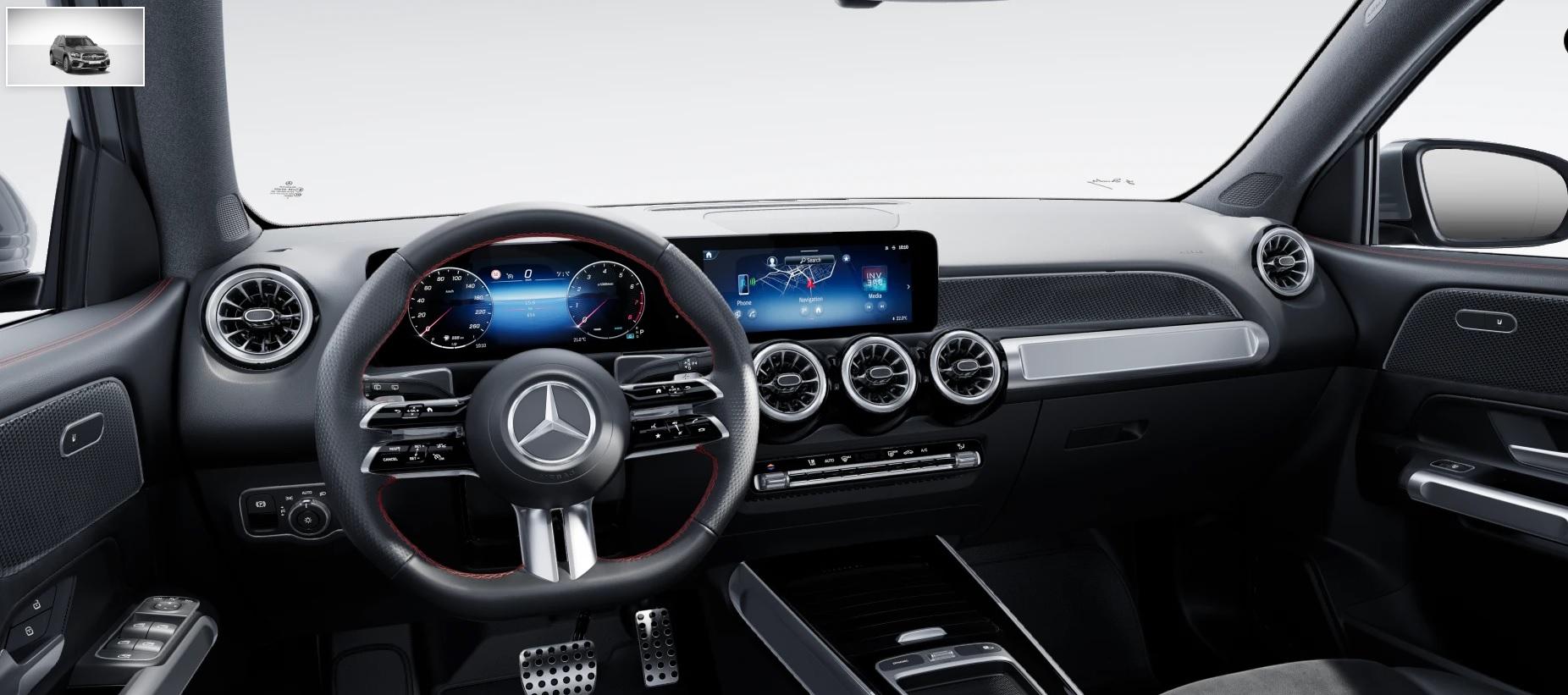 Lenkradbezug für Mercedes Benz AMG GLA GLB 180 180d 200 200d 220d 250 GLA  GLB 43 45 Abdeckung, weich bequem Steering Lenkradschoner für Auto Zubehör