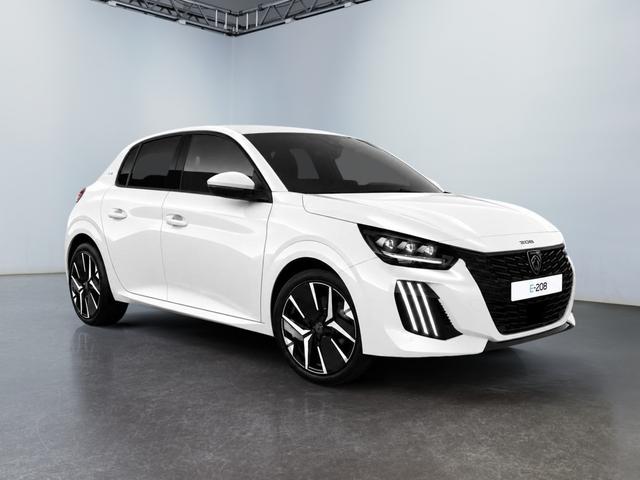 e-208 - 54kWh 156PS/115kW GT Pack 2026, 421km WLTP | +17" ALU +Glasdach +RFK +Adaptiver Tempomat +P.Sensor V+H +EL. Fahrersitz +Massage +Apple CarPlay +W&auml;rmepumpe