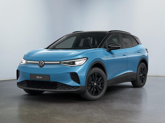Volkswagen ID.4 - Style Edition 77 kWh 286PS/ 210kW 2027 +AHKschwenkbar +19"BergenSchwarz +SchwarzeSpiegelkappen +Dachleiste/C-S&auml;ulenSchwarz +DachrelingSchwarz +SchwarzesModellEmblem +PanoramaGlasdach +IQ.Light +360&deg;AreaView +ACC +TravelAssist +ParkAssistPro +ErgoActive +Massage