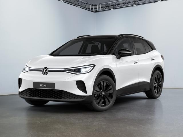 Volkswagen ID.4 - Style Edition 77 kWh 286PS/ 210kW 2027 +AHKschwenkbar +19"BergenSchwarz +SchwarzeSpiegelkappen +Dachleiste/C-S&auml;ulenSchwarz +DachrelingSchwarz +SchwarzesModellEmblem +PanoramaGlasdach +IQ.Light +360&deg;AreaView +ACC +TravelAssist +ParkAssistPro +ErgoActive +Massage