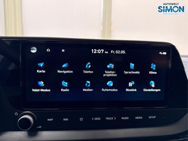 Hyundai / BAYON / Blau /  /  / NAVI SHZ RFK PDC KLIMAAUTOMATIK Licht/Regensensor