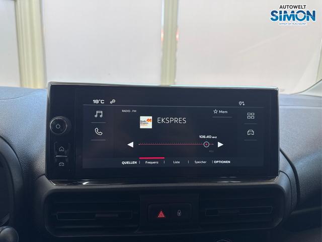 Fiat Doblo Cargo L1 1.2 Beifahrerbank Bluetooth NSW PDC Licht/Regensensor Tempomat 