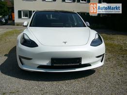 Tesla Model 3 Long Range AWD Allrad Dualmotor (366 KW/498 PS) W&auml;rmepumpe, Standheizung und K&uuml;hlung, Navi, 360&deg; Kamera, PDC vone u. hinten, 18 Zoll Alur&auml;der 