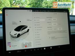 Tesla Model 3 Long Range AWD Allrad Dualmotor (366 KW/498 PS) W&auml;rmepumpe, Standheizung und K&uuml;hlung, Navi, 360&deg; Kamera, PDC vone u. hinten, 18 Zoll Alur&auml;der 