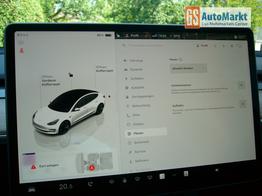 Tesla Model 3 Long Range AWD Allrad Dualmotor (366 KW/498 PS) W&auml;rmepumpe, Standheizung und K&uuml;hlung, Navi, 360&deg; Kamera, PDC vone u. hinten, 18 Zoll Alur&auml;der 