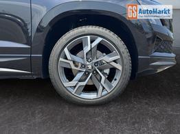 Skoda Karoq Sportline 2,0 TSI 4x4 DSG Leder 2ZKlimaautomatik Canton Totewinkel Assistent 2 x Einparkhilfe Kamera 19 Zoll Felgen adaptiver Tempomat 5J Garantie 