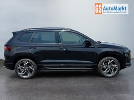 Skoda Karoq Sportline 2,0 TSI 4x4 DSG Leder 2ZKlimaautomatik Canton Totewinkel Assistent 2 x Einparkhilfe Kamera 19 Zoll Felgen adaptiver Tempomat 5J Garantie 