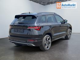 Skoda Karoq Sportline 2,0 TSI 4x4 DSG Leder 2ZKlimaautomatik Canton Totewinkel Assistent 2 x Einparkhilfe Kamera 19 Zoll Felgen adaptiver Tempomat 5J Garantie 