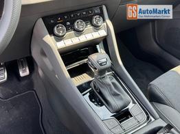 Skoda Karoq Sportline 2,0 TSI 4x4 DSG Leder 2ZKlimaautomatik Canton Totewinkel Assistent 2 x Einparkhilfe Kamera 19 Zoll Felgen adaptiver Tempomat 5J Garantie 