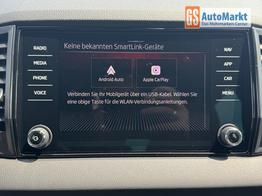 Skoda Karoq Sportline 2,0 TSI 4x4 DSG Leder 2ZKlimaautomatik Canton Totewinkel Assistent 2 x Einparkhilfe Kamera 19 Zoll Felgen adaptiver Tempomat 5J Garantie 