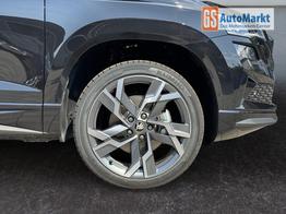 Skoda Karoq Sportline 1,5 TSI DSG 2ZKlimaautomatik Canton Anh&auml;ngerkupplung Totewinkel Assistent 2 x Einparkhilfe Kamera 19 Zoll Felgen adaptiver Tempomat 5J Garantie 