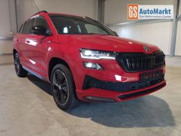 Skoda Karoq Sportline 2.0 TSI 190 PS 4x4 DSG Navi-Anh&auml;ngerkupplung-Garantie-LED-Matrix-AppleCarPlay-2x PDC-Kamera-Android-Auto-ACC-Kessy-2-Zonen-Klimaautomatik-18''Alu-Sofort 