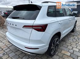 Skoda Karoq Sportline 1,5 TSI 150 PS DSG -5 Jahre Garantie-Navi-4x Sitzheizung-Canton Sound-Anh&auml;ngerkupplung-LED-Matrix-AppleCarPlay-Android-Auto-ACC-Kessy-2-Zonen-Klimaautomatik-19''Alu-Sofort 