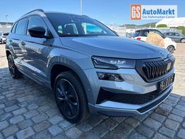 Skoda Karoq Sportline 1,5 TSI 150 PS DSG -5 Jahre Garantie-Navi-4x Sitzheizung-Canton Sound-Anh&auml;ngerkupplung-LED-Matrix-AppleCarPlay-Android-Auto-ACC-Kessy-2-Zonen-Klimaautomatik-18''Alu-Sofort 