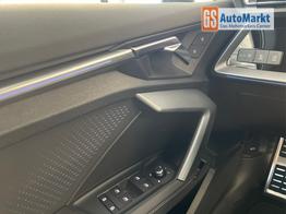 Audi A3 Sportback S line TFSI quattro GV3+AHK+Alu18+Navi+Cam+eHeck+Sound+ACC+OptikSchwarz 