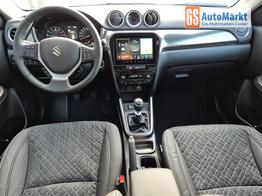 Suzuki Vitara 1.4 Boosterjet 129PS Hybrid Comfort+ Teilleder Navi Klimaautomatik Sitzheizung ACC PDC v+h R&uuml;ckf.Kamera Suzuki-Radio Apple CarPlay Android Auto Touchscreen 2xKeyless 17-LM 