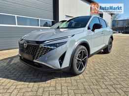 Nissan Qashqai 1.3 DIG-T MHEV 158 PS X-Tronic Tekna Voll-Leder Klimaautomatik PanoGlasdach Sitzheizung Lenkradheizung Navi Head-Up Display elektr. Heckklappe ACC PDC v+h 360&deg;Kamera DAB Bluetooth Touchscreen Apple CarPlay Android Auto 19"LM 