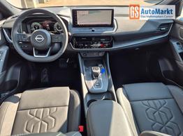 Nissan Qashqai 1.3 DIG-T MHEV 158 PS X-Tronic Tekna Voll-Leder Klimaautomatik PanoGlasdach Sitzheizung Lenkradheizung Navi Head-Up Display elektr. Heckklappe ACC PDC v+h 360&deg;Kamera DAB Bluetooth Touchscreen Apple CarPlay Android Auto 19"LM 