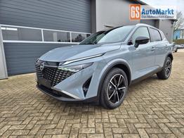 Nissan Qashqai 1.3 DIG-T MHEV 158 PS X-Tronic Tekna Voll-Leder Klimaautomatik PanoGlasdach Sitzheizung Lenkradheizung Navi Head-Up Display elektr. Heckklappe ACC PDC v+h 360&deg;Kamera DAB Bluetooth Touchscreen Apple CarPlay Android Auto 19"LM 