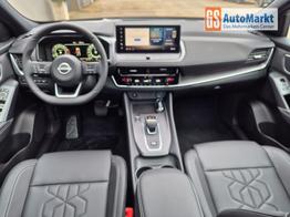 Nissan Qashqai 1.3 DIG-T MHEV 158 PS X-Tronic Tekna Voll-Leder Klimaautomatik PanoGlasdach Sitzheizung Lenkradheizung Navi Head-Up Display elektr. Heckklappe ACC PDC v+h 360&deg;Kamera DAB Bluetooth Touchscreen Apple CarPlay Android Auto 19"LM 