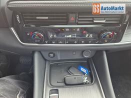 Nissan Qashqai 1.3 DIG-T MHEV 158 PS X-Tronic Tekna Voll-Leder Klimaautomatik PanoGlasdach Sitzheizung Lenkradheizung Navi Head-Up Display elektr. Heckklappe ACC PDC v+h 360&deg;Kamera DAB Bluetooth Touchscreen Apple CarPlay Android Auto 19"LM 