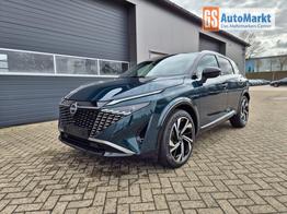 Nissan Qashqai 1.3 DIG-T MHEV 158 PS X-Tronic Tekna Premium Paket 20"LM Teil-Leder PanoGlasdach Klimaautomatik Sitzheizung Lenkradheizung Navi Head-Up Display elektr. Heckklappe ACC PDC v+h 360&deg;Kamera DAB Bluetooth Touchscreen Apple CarPlay Android Auto 