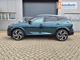 Nissan Qashqai 1.3 DIG-T MHEV 158 PS X-Tronic Tekna Premium Paket 20"LM Teil-Leder PanoGlasdach Klimaautomatik Sitzheizung Lenkradheizung Navi Head-Up Display elektr. Heckklappe ACC PDC v+h 360&deg;Kamera DAB Bluetooth Touchscreen Apple CarPlay Android Auto 