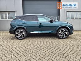 Nissan Qashqai 1.3 DIG-T MHEV 158 PS X-Tronic Tekna Premium Paket 20"LM Teil-Leder PanoGlasdach Klimaautomatik Sitzheizung Lenkradheizung Navi Head-Up Display elektr. Heckklappe ACC PDC v+h 360&deg;Kamera DAB Bluetooth Touchscreen Apple CarPlay Android Auto 